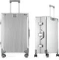HotWay 28 Inch All Aluminum Checked in Luggage, Hard Shell Suitcase by Unknown