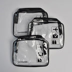 Lermende 2pcs Clear Toiletry Bag TSA Approved Travel Bag, Carry On - Image 8