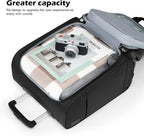 Coolife Underseat Carry On Luggage Softside Lightweight Rolling Travel Bag - Image 5