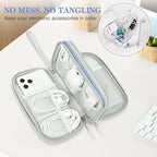 FYY Travel Cable Organizer Pouch Electronic Accessories Carry Case Portable - Image 5