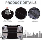 ANNA QUEEN Gothic Skull Luggage Cover, “See No Evil, Hear No Evil, Speak No - Image 3