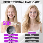 aowoka Hair Dryer, Higher Speed Professional High Speed Ionic Blow Dryer 500 Million Negative Ions & Heat-Control & 59dB Noise Hairdryer for Faster Drying