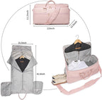 Carry On Garment Bag for Travel, Convertible Travel Garment Bag for Men Women - Image 2