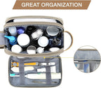 BAGSMART Toiletry Bag for Men, Canvas Travel Toiletry Organizer Dopp Kit - Image 2
