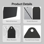 4 PCS Personalized Metal Luggage Tag – Personalized Engraved Suitcase Tag - Image 6
