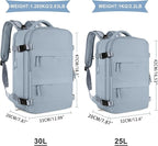 coowoz Large Travel Backpack For Women Men, Carry On Backpack Flight Approved - Image 3