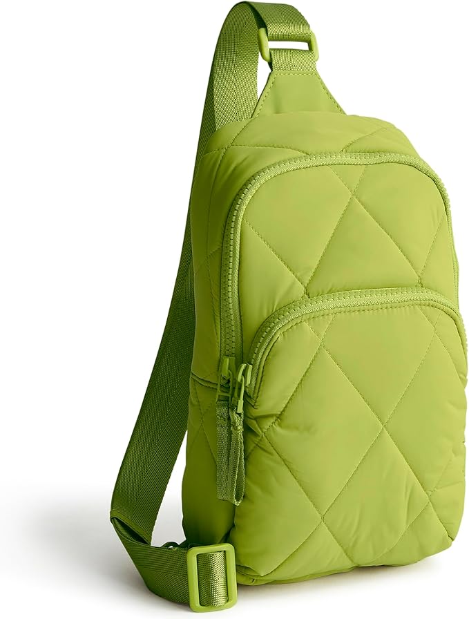 Vera Bradley Women's Lorman Sling Backpack-Featherweight Bag, Spinach Green - Image 2