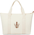 AW BRIDAL Monogram Canvas Tote Bag by AWBRIDAL