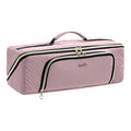 Large Hair Tools Travel Bag with Iron Mat - 2in1 Hair Tools Organizer for Hair Dryer Brush, Flat Irons, Straighteners, Curling Irons, Hair Bag, Makeup Bag, Cosmetic Bag for Travel Essentials