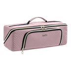 Large Hair Tools Travel Bag with Iron Mat - 2in1 Hair Tools Organizer for Hair Dryer Brush, Flat Irons, Straighteners, Curling Irons, Hair Bag, Makeup Bag, Cosmetic Bag for Travel Essentials