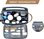 BAGSMART Toiletry Bag for Men, Canvas Travel Toiletry Organizer Dopp Kit - Image 2