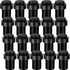 Chumia 30 Pcs Door Stopper Mounted Floor Stops Stainless Steel Cylindrical by Chumia