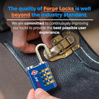 Forge Dual-Opening: Key or Combination Access Lock, TSA Approved Locks - Image 7