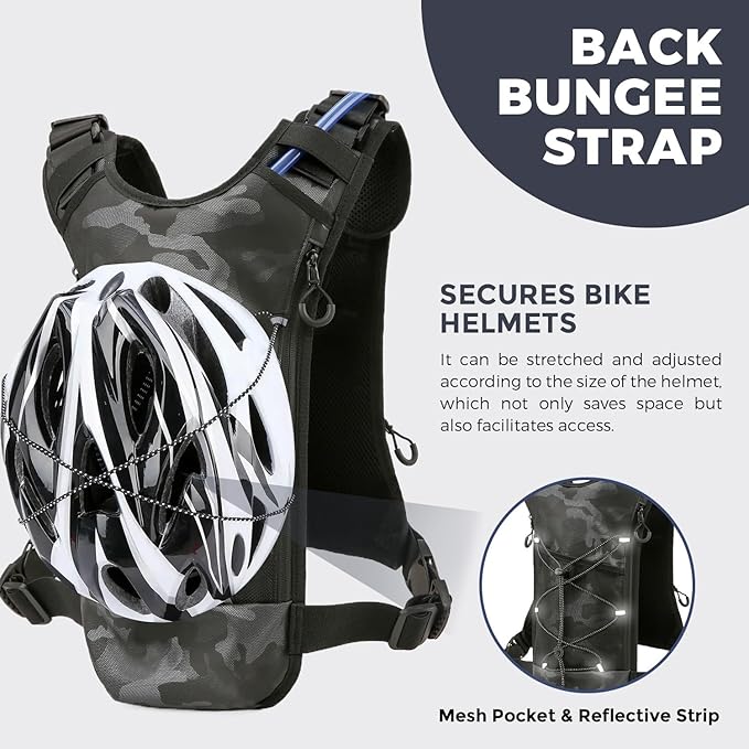 USA Original Patent Running Hydration Vest Backpack, Lightweight Chest Pack - Image 3