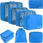 BAGAIL 8 Set Packing Cubes Luggage Packing Organizers by BAGAIL