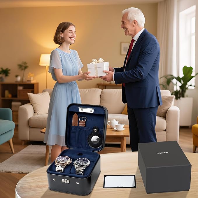 KAMIER Watch Travel Case with Combination Lock - Image 8