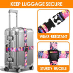 Adjustable Travel Luggage Strap Suitcase Belt Travel Bag Accessories 1.96 in W - Image 3