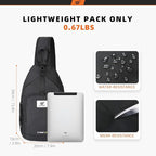 SKYSPER Sling Bag RFID Crossbody Sling Backpack Cross Body Shoulder Bag Travel - Image 5