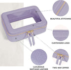 Prite Clear Makeup Bag Cosmetic Organizer Case Waterproof Travel Toiletry Bag - Image 5