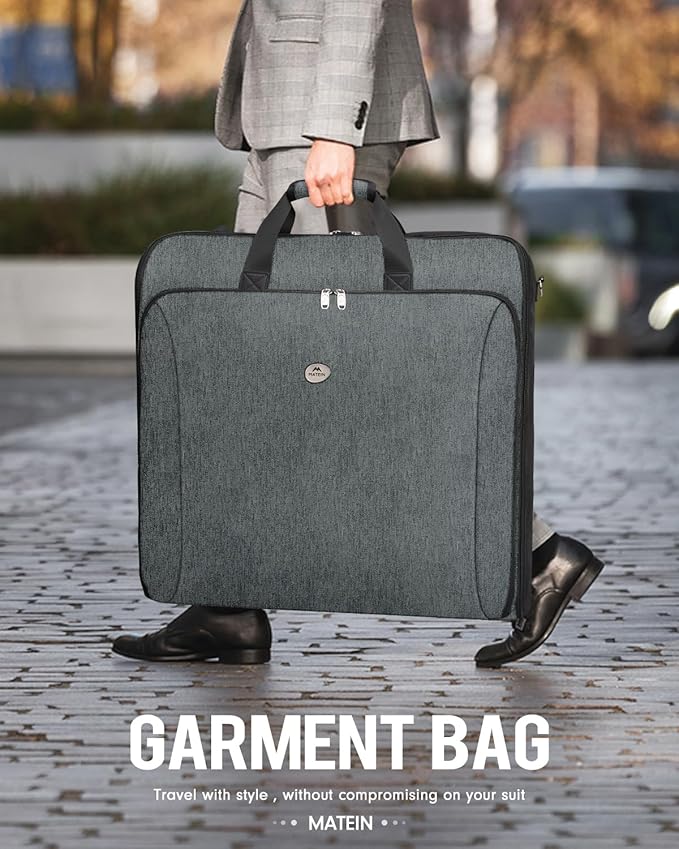 MATEIN Travel Garment Bag, Double Layer Folding Suit Bag - Image 7