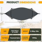 Chihee Ultra-Light Travel Camping Hammock Pop-up Net Hammock 660lbs Load - Image 3