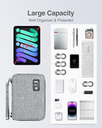 Luxtude Electronics Organizer, Portable Cable Organizer Bag - Image 3