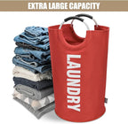 DOKEHOM 90L Large Laundry Basket, Collapsible Laundry Bag, Freestanding Tall - Image 6