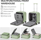 mixi Carry On Luggage, 18” Suitcase - Image 4