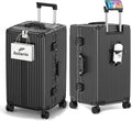 feilario 29in Super Large Captain Aluminum Frame Hardside Spinner Wheels Luggage by feilario