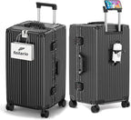 feilario 29in Super Large Captain Aluminum Frame Hardside Spinner Wheels Luggage by feilario
