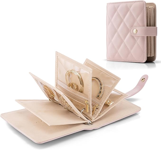 Vlando Travel Jewelry Organizer Case, Gifts by VLANDO