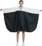 Rain Poncho Jacket Coat Hooded Zipper Style - Image 6