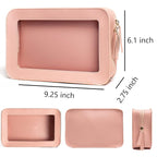 LETGO Clear Makeup Bags, TSA Approved Toiletry Bag - Image 2