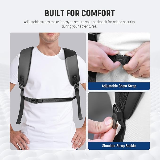 NEEWER BASICS Camera Bag for Photographer, Water Resistant Digital Cam Backpack - Image 7