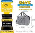 For Spirit Airlines Personal Item Bag 18x14x8 in Underseat Carry-on Luggage - Image 3