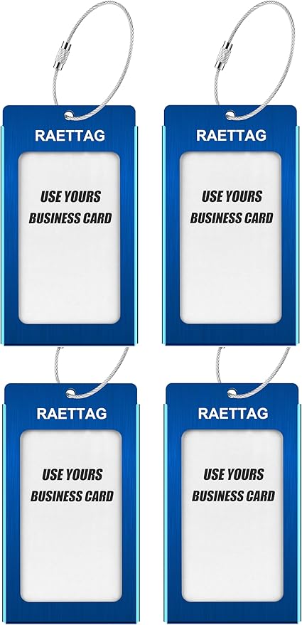 Luggage Tags Metal Suitcase Tags Travel Bag ID Identifier Luggage Tag - Image 2