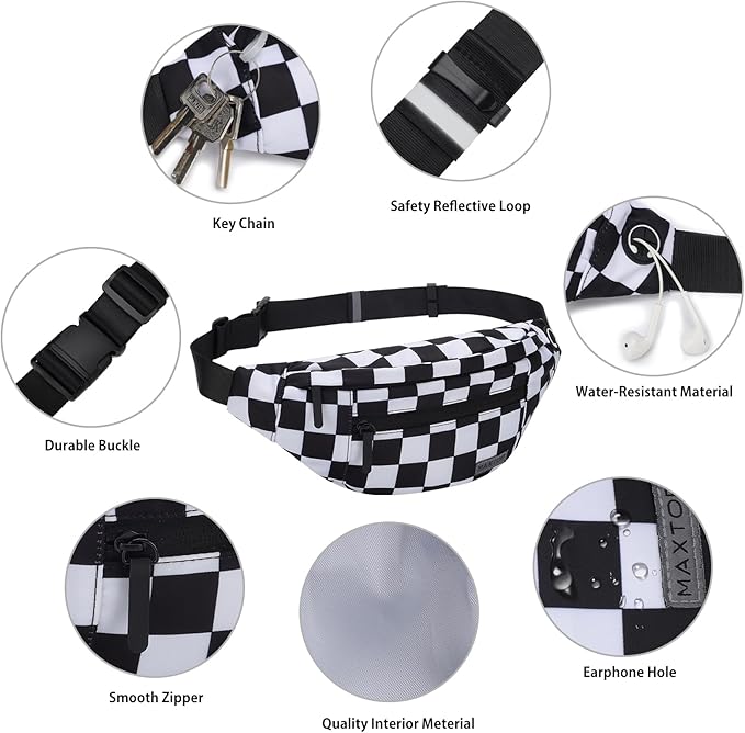MAXTOP Large Crossbody Fanny Pack - Image 4