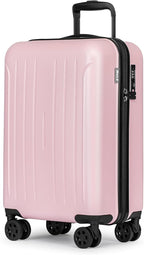 KYME Suitcase Hardshell With Double Spinner Wheels, PC+ABS TSA Lock Travel by KYME