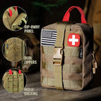 EVERLIT 250 Pieces Survival First Aid Kit IFAK EMT Molle Pouch Survival Kit - Image 4