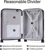 Hanke 24 Inch Expandable Checked Luggage Lightweight PC Hard Case luggage - Image 7