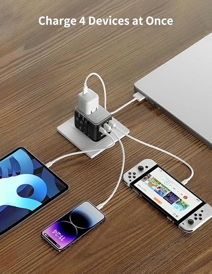 MOMAX Universal Travel Adapter, 20W+18W International Plug Adapter - Image 4