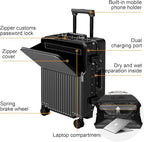Hard Shell Luggage 24 Inch Travel Luggage, Carry-On Luggage Spinner TSA - Image 2