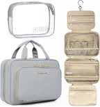 BAGSMART Toiletry Bag Hanging Travel Makeup Organizer by BAGSMART