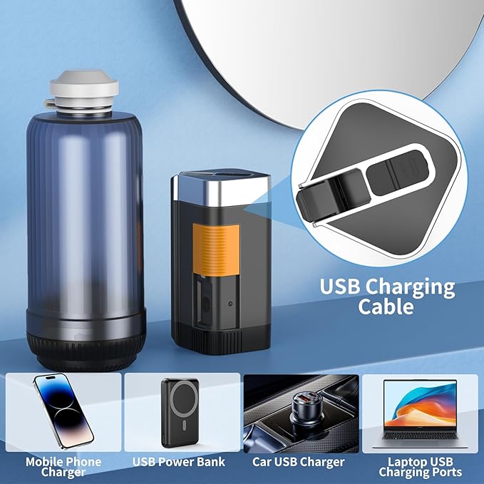 Portable Bidet for Travel, VITCOCO Rechargeable Bidet Sprayer - Image 5