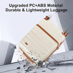 Carry On Luggage Set 22x14x9 Airline Approved， Expandable Hard Shell Suitcase - Image 3