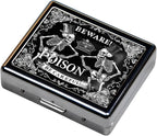 Cute and Portable Metal Pill Organizer – 8 Compartments, Elegant Chrome Finish - Image 2