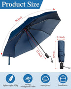Yahenda 4 Pack Windproof Travel Umbrellas Bulk Automatic Open and Close - Image 3
