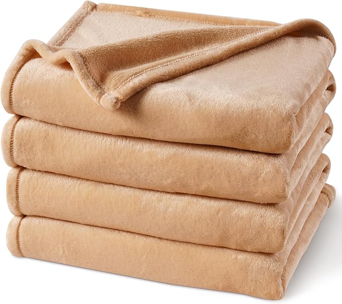 PHF Ultra Soft Fleece Blanket King Size, No Shed No Pilling Luxury Plush Cozy by PHF
