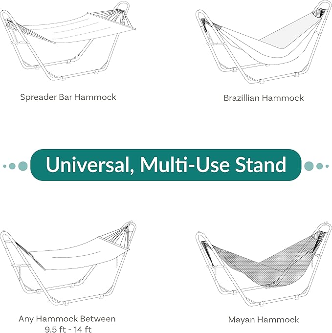 Sunnydaze Universal Double Hammock Stand Only - Image 2