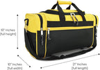 DALIX 21" Blank Sports Duffle Bag Gym Bag Travel Duffel - Image 7
